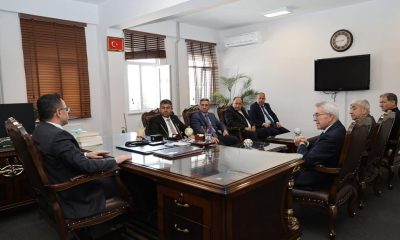 Başkan Akel, Kaymakam Alkan’ı makamında ziyaret etti