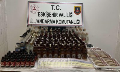 Jandarma ekiplerinden kaçak alkol operasyonu
