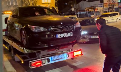 Drift atan sürücüyü polis affetmedi
