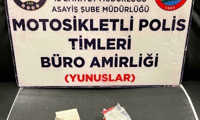 Kütahya’da Yunus Timleri bir şahsın üzerinde uyuşturucu ele geçirdi