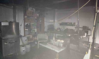 Kütahya’da bir işyerinde çıkan yangında 2 kişi dumandan etkilendi