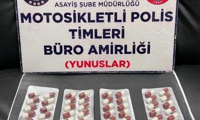 Kütahya’da 2 kişinin üzerinde uyuşturucu hap ele geçirildi