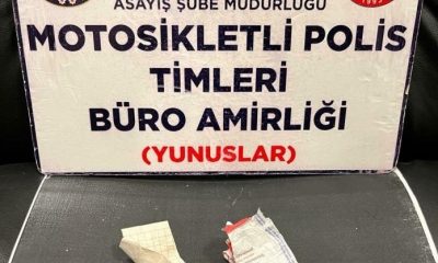Kütahya’da Yunus Timleri bir kişinin üzerinde uyuşturucu ele geçirdi