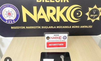 Bozüyük’te üzerinde uyuşturucu madde bulunduran şahıs yakalandı