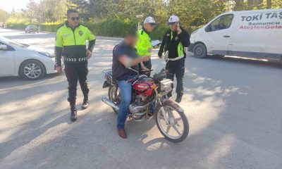 9 motosiklet trafikten men edildi