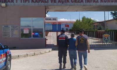 4 yıl 9 ay hapis cezası bulunan şahsı jandarma yakaladı