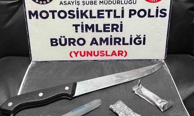 Kütahya’da ticari takside uyuşturucu ele geçirildi