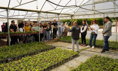 Üniversite öğrencileri sera alanında uygulamalı eğitim aldı