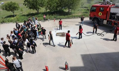 ESTÜ Ulaştırma Meslek Yüksekokulu Öğrencileri için Yangın Söndürme Sertifika Eğitimi düzenlendi