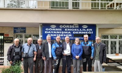 Polis ekiplerinden engelli vatandaşlara ziyaret
