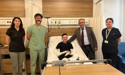 “Ayağın kesilmeli” denilen hasta Türkiye’de ilk olan tedavi ile artık yürüyebilecek