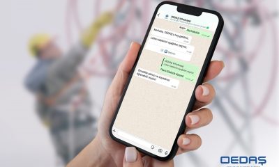 OEDAŞ, tüketicileriyle WhatsApp üzerinden yazışıyor
