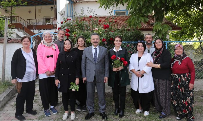 Vali Aksoy, Nesibe Hatun Doğal Yaşam Üretim Merkezi’ni ziyaret etti