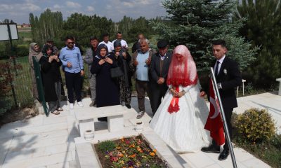 Şehit ailesinin mutlu günü