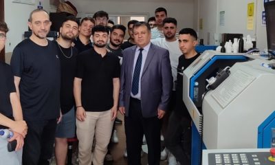 Tavşanlı MYO Makine Bölümü Öğrencileri imalat uygulamalarını da yaparak mezun oluyor