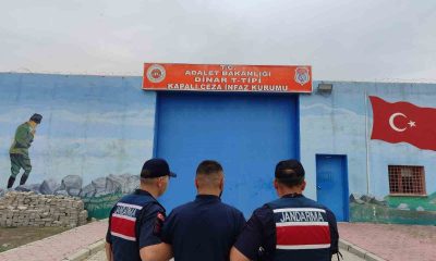 3 yıl 1 ay 15 gün hapis cezası ile aranan şahsı jandarma yakaladı