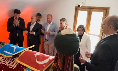 İmam-ı Azam Hazretleri’nin türbe örtüsü, Şeyh Edebali Türbesi’ne serildi