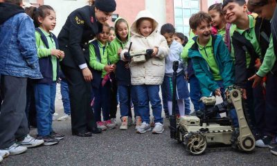 Jandarmadan ortaokul öğrencilerine etkinlik