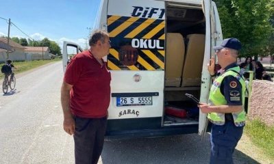 Jandarma 51 okul servisini kontrol etti