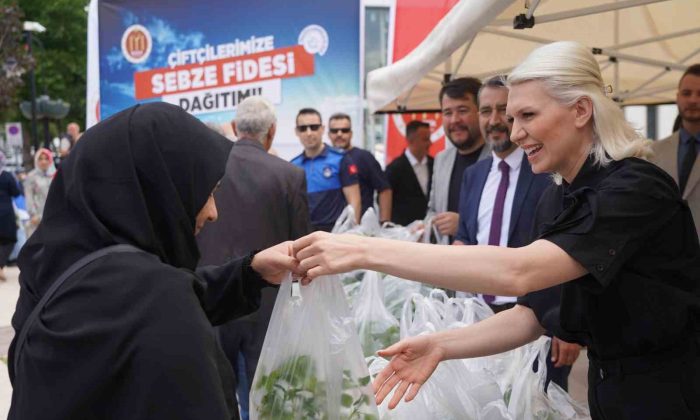 Toprakla buluşturulmak üzere ücretsiz 43 bin 500 fide dağıtıldı