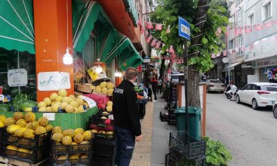 Bilecik’te kaldırımları işgal eden manavlara ceza