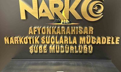 Konya’dan Afyonkarahisar’a kargo ile uyuşturucu siparişi verdi