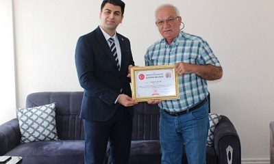 Hisarcık’ta şehit ailesi ve gazilere Şükran Belgesi