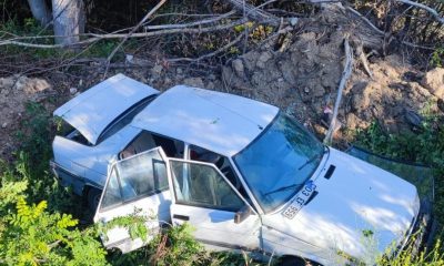İki otomobilin çarpıştığı kazada 3 kişi yaralandı