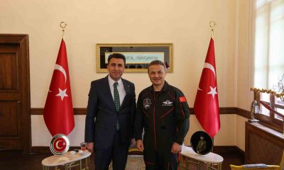 Türkiye’nin ilk Astronotu Gezeravcı’dan Vali Aygöl’e ziyaret