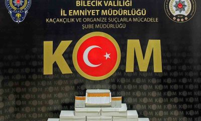 Bilecik’te  2 bin adet doldurulmuş makaron ele geçirildi