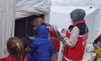 Çadır kentlerde yaşayan mevsimlik işçilere rehberlik yapıldı
