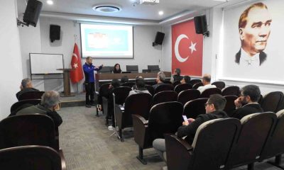 Kütahya OBM personeline deprem, sel ve heyelan eğitimi