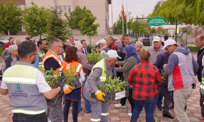 13 bin 90 adet fide gönüllü bahçelerinde toprakla buluşacak