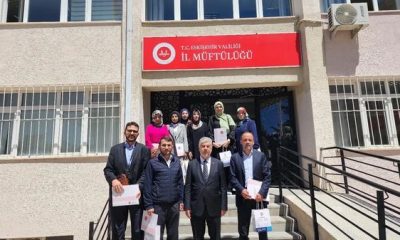 İl Müftülüğü engellilere dokunmak için işaret dili kursu verdi