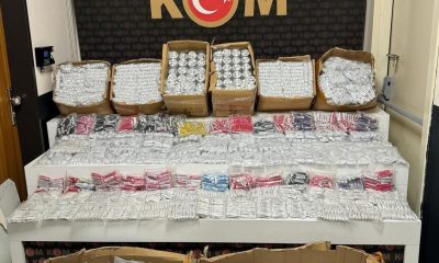 Polis kaçak elektronik ürünler ele geçirdi