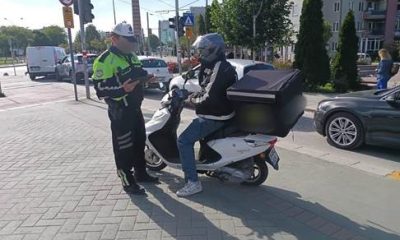 Yaya bölgelerinde motosiklet ve motorlu bisiklet kullanan 47 sürücüye ceza kesildi