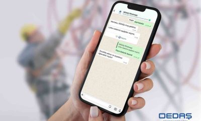 OEDAŞ, tüketicileriyle WhatsApp üzerinden yazışıyor