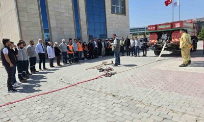 Kütahya 30 Ağustos OSB’de orman yangınlarıyla mücadele eğitimi