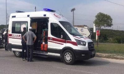 Bilecik’te motosiklete yardım etmek için duran sürücü durduğuna pişman oldu