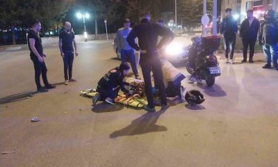 Kütahya’da otomobil ile motosiklet çarpıştı: 1 yaralı