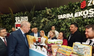 Cumhurbaşkanı Erdoğan Osmaneli’nin yöresel ürünlerini tattı