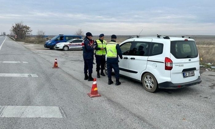 Jandarma ekiplerinin trafik denetimde 7 milyon TL ceza yazıldı