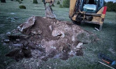 Kaçak kazı yapan 4 şüpheli suçüstü yakalandı