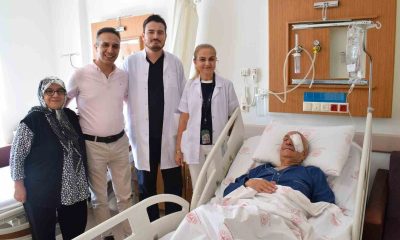75 yaşındaki hastanın kornea nakli başarıyla yapıldı