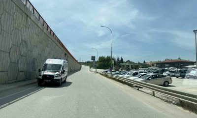 Bilecik’te seyir halinde devrilen motosiklet sürücüsü yaralandı