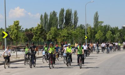 ‘Temiz Hava İçin Otomobilsiz Bir Gün’ temasıyla bisiklet turu düzenlendi