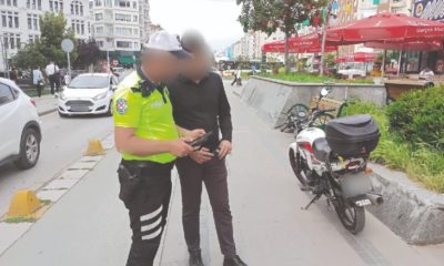 Polis ekiplerinden araç trafiğine kapalı bölgelerde denetim