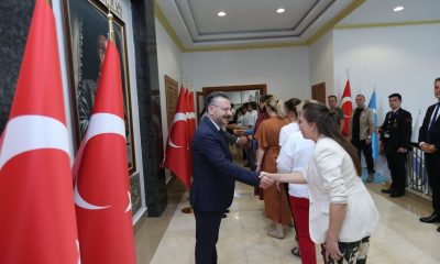 Vali Hüseyin Aksoy valilik personeli ile bayramlaştı