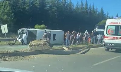 Eskişehir- Kütahya Yolunda Trafik kazasında 5 kişi Yaralandı