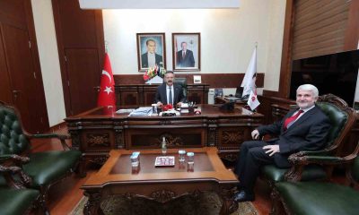 TEİ Genel Müdürü Prof. Dr. Faruk Akşit Vali Hüseyin Aksoy’u ziyaret etti